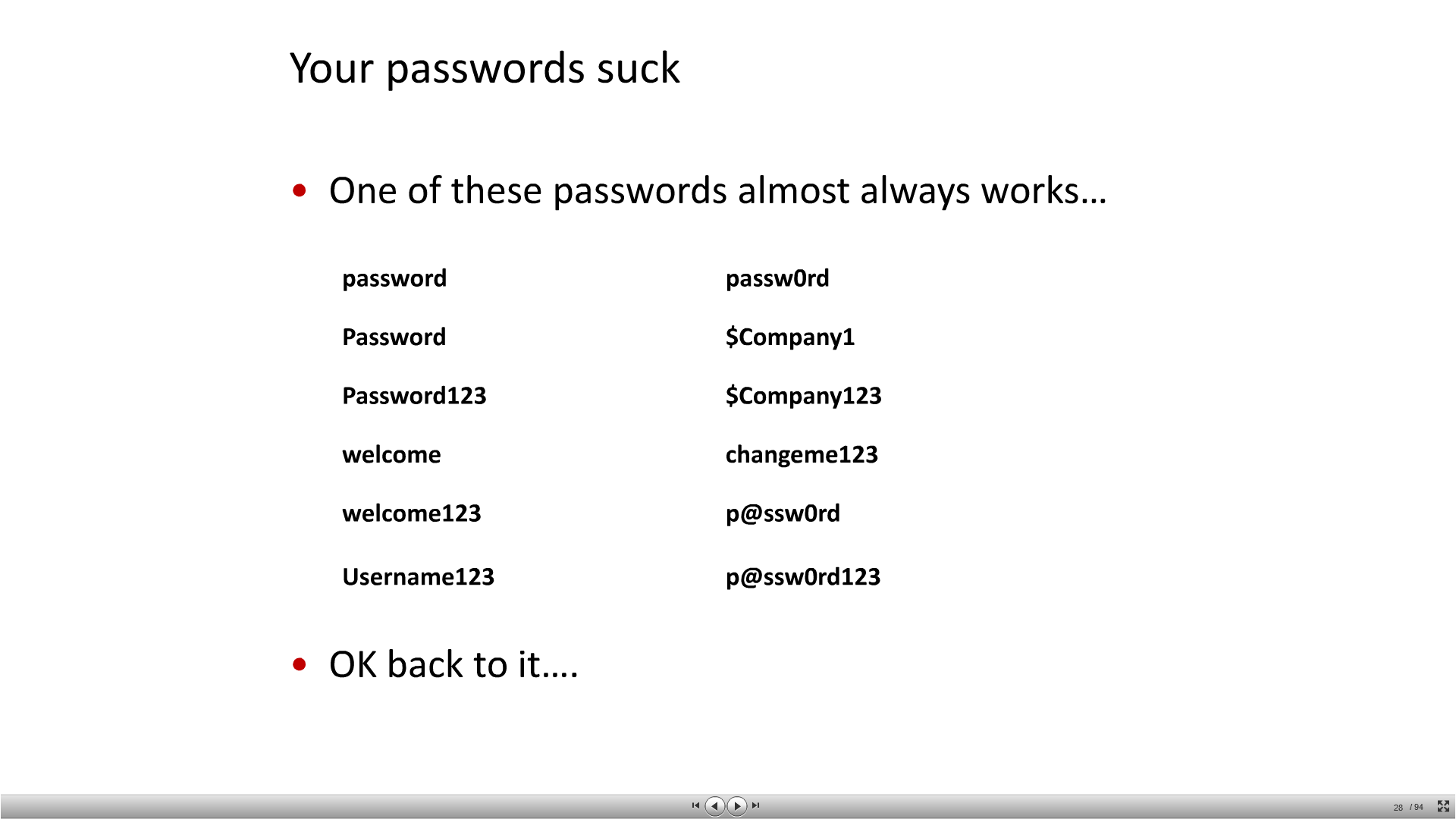 Your Passwords Suck